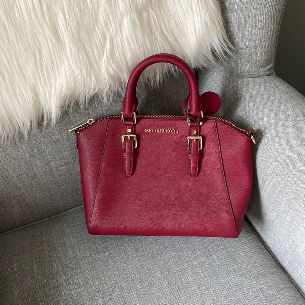 Beautiful red Michael Kors purse